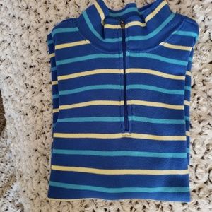 L.L. Bean Sporty striped warm shirt
